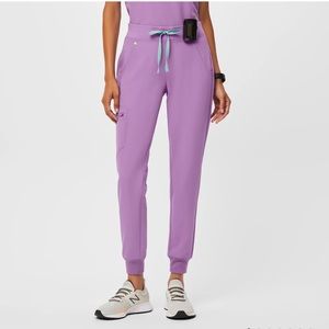 Figs High Waist Zamora Joggers in Lilac Dawn